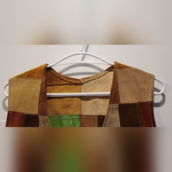 Unique Handmade Western Kids Suede Vest - Picture 6 of 12